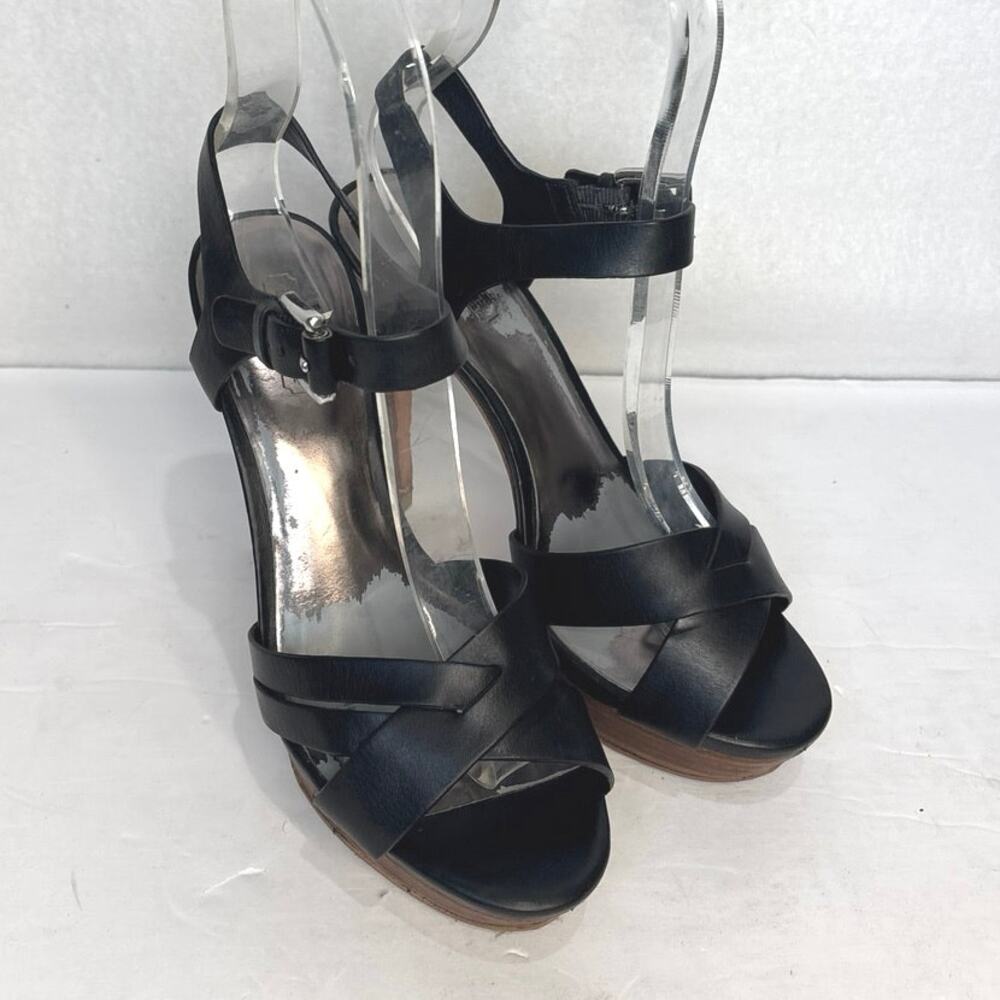 Coach Black Platform Stiletto Sandals – Size 7